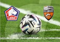 Match de Ligue 1 McDonald's "LOSC Lille - FC Lorient (1-1)" au stade Pierre Mauroy