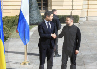 Meeting of Ukrainian President and Dutch PM in Kyiv - Ukraine