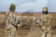 Soldiers From Khanter Interceptor Drone Group - Ukraine