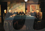 1944, world war ii, commanders, allied forces, bradley, ramsey, tedder, eisenhower, montgomery, leight-mallory, bedell