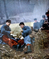 french, soldiers, army, military, resting, battle, marne, eating, western front, world war i, war, world war, europe, 1914-1918, france, 1914, autochrome,