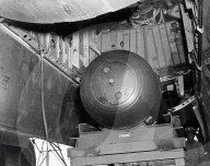 atomic bomb little boy later thrown over hiroshima in 1945