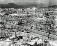 hiroshima after atomic bomb strike in 1945