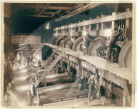 industry, clean up day, deadwood terra, gold stamp mill, dakota, usa, america, united states, north america, 1888 phot