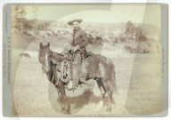cowboy, horse, sturgis, dakota, usa, america, united states, north america, john grabill, ca. 1890, united states of a
