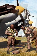 10852891, kampfflieger, vor flug, einsatz gegen england, manner, piloten, flugzeug, luftwaffe, flieger, manner, zwischen 1939-19