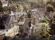war, europe, world war i, 1917, europe, world war, color photo, autochrome, f. cuville, western front, department aisne, france, soissons, houses, homes, ruins, damage