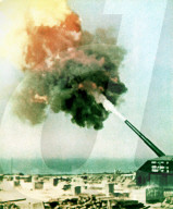 firing, channel, krupp, railroad gun, gun, coast, calais, shooting, world war ii, france, 1942