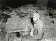 ww ii, historical, war, world war, second world war, germany, ravenous, french, dead people, corpses, bodies, sub-camp, concentration camp, kz, mittelbau dora, april, 1945, camp,