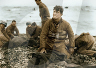 ww ii, historical, war, world war, second world war, operation overlord, overlord, invasion, us, american, soldiers, military, omaha beach, d-day, exhaustion, allies, allied forces, june, 1944, normandy, france, europe,