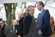 Macron at Ceremony Honoring Victims of Terrorism - Paris