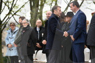 Macron at Ceremony Honoring Victims of Terrorism - Paris