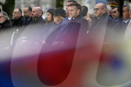Macron at Ceremony Honoring Victims of Terrorism - Paris