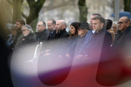 Macron at Ceremony Honoring Victims of Terrorism - Paris