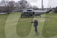 Trump Departs White House For Kentucky