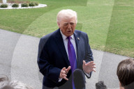 Trump Departs White House For Kentucky