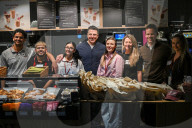 Pret A Manger CEO Pano Christou serves up coffee