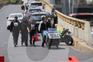 Taxi Drivers Protest Against Taxi App Service At Airport - Mexico