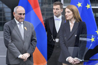 Inauguration of A Monument Dedicated to The Armenian Alphabet - Strasbourg