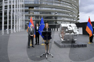 Inauguration of A Monument Dedicated to The Armenian Alphabet - Strasbourg