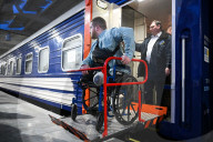 Ukrainian Medical Railway Carriages Shown - Kyiv