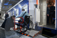 Ukrainian Medical Railway Carriages Shown - Kyiv