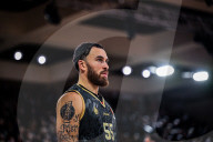 Mike James At Monaco v Olympiakos Basketball Match - Monaco