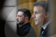 Macron Hosts Zelensky - Paris