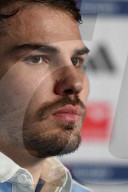 Antoine Dupont At Press Conference Ahead England Match - France