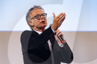 Franck Dubosc reçoit le Prix Jacques Deray à l'Institut Lumière à Lyon pour son film "Un ours dans le Jura"