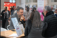 "Les Grandes Rencontres Hachette", à l'occasion du 200ème anniversaire de l'éditeur, au palais Brongniart à Paris
