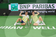 La doublette franco-argentine (Manuel Guinard - Guido Andreozzi) a battu le duo franco-monégasque (Arthur Rinderknech - Valentin Vacherot), samedi, en finale du double à Indian Wells