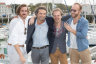 Photocall de "9 jours en hiver" dans le cadre du 17ème festival de fiction TV de La Rochelle sur le Vieux Port à La Rochelle