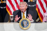 Trump holds rambling presser about Kennedy Center closure, claims to have saved a congressman's life