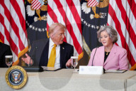 Trump holds rambling presser about Kennedy Center closure, claims to have saved a congressman's life