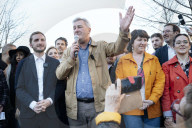 United Left Candidates At Place Saint Sernin Rally - Toulouse