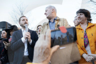 United Left Candidates At Place Saint Sernin Rally - Toulouse