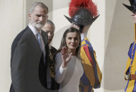 King Felipe VI And Queen Letizia Meet Pope Leo XIV - Vatican