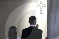 King Felipe VI And Queen Letizia Meet Pope Leo XIV - Vatica