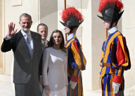 King Felipe VI And Queen Letizia Meet Pope Leo XIV - Vatican
