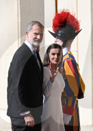 King Felipe VI And Queen Letizia Meet Pope Leo XIV - Vatican