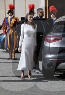 King Felipe VI And Queen Letizia Meet Pope Leo XIV - Vatican