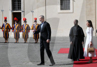 King Felipe VI And Queen Letizia Meet Pope Leo XIV - Vatican