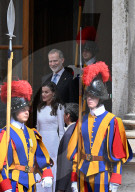 King Felipe VI And Queen Letizia Meet Pope Leo XIV - Vatican