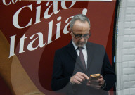 Emmanuel Gregoire and Wife On Metro After Victory - Paris