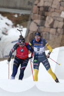 Epreuve de biathlon lors de la Coupe du monde BMW IBU d'Oslo Holmenkollen