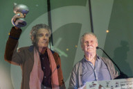 L'auteur de BD, Hermann lors du 44ème Festival international de la Bande Dessinée d Angouleme