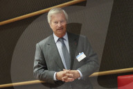 Vincent Bolloré auditionné par la Commission d’enquête sur la neutralité, le fonctionnement et le financement de l’audiovisuel  public à l'Assemblée nationale à Paris