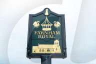 Proposed Asylum Seeker Flats, Criminal Damage and Petition, Farnham Royal, Buckinghamshire, UK - 27 Mar 2026