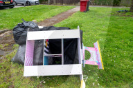 Illegal Fly-Tipping, Slough, Berkshire, UK - 27 Mar 2026